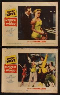 6b601 KNOCK ON WOOD 7 LCs '54 Melvin Frank & Norman Panama directed, Danny Kaye & Mai Zetterling!
