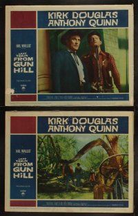 6b257 LAST TRAIN FROM GUN HILL 8 LCs '59 Anthony Quinn, Carolyn Jones, directed by John Sturges!
