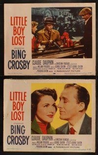 6b267 LITTLE BOY LOST 8 LCs '53 Bing Crosby w/Gabrielle Dorziat, Christian Fourcade!