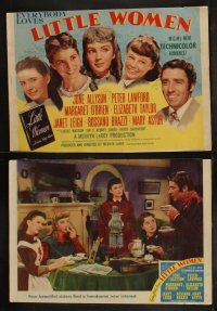 6b270 LITTLE WOMEN 8 LCs '49 images of Peter Lawford & pretty June Allyson!