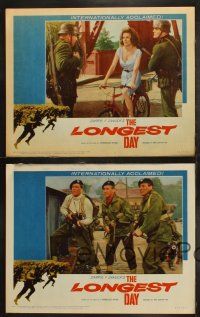6b727 LONGEST DAY 4 LCs '62 cool images from in Zanuck's World War II D-Day movie!
