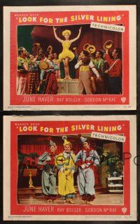 6b728 LOOK FOR THE SILVER LINING 4 LCs '49 June Haver & Ray Bolger dancing, Gordon MacRae!