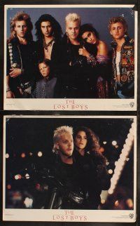 6b274 LOST BOYS 8 LCs '87 teen vampire Kiefer Sutherland, directed by Joel Schumacher!