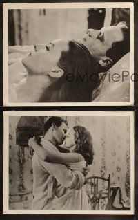 6b805 LOVERS 3 LCs '58 Louis Malle's Les Amants, romantic Jeanne Moreau & Jean-Marc Bory!