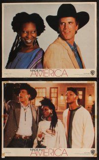 6b279 MADE IN AMERICA 8 LCs '93 Whoopi Goldberg, Ted Danson, Will Smith, Nia Long