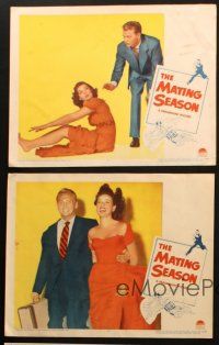 6b672 MATING SEASON 5 LCs '51 sexy Gene Tierney & John Lund, Thelma Ritter, comedy of the year!