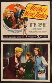 6b304 MOTHER WORE TIGHTS 8 LCs '47 Betty Grable, Dan Dailey, Mona Freeman & Connie Marshall!