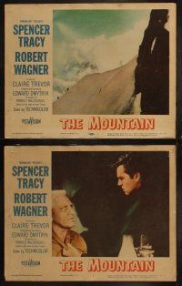 6b305 MOUNTAIN 8 LCs '56 mountain climbing thriller w/ Spencer Tracy, Robert Wagner, Claire Trevor!