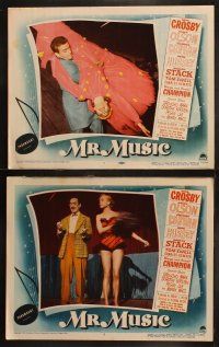 6b306 MR. MUSIC 8 LCs '50 Bing Crosby, Groucho Marx, Charles Coburn, Ruth Hussey, Robert Stack!