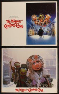 6b310 MUPPET CHRISTMAS CAROL 8 LCs '92 Jim Henson, Frank Oz, Michael Caine & Kermit the Frog!