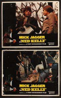 6b320 NED KELLY 8 LCs '70 Mick Jagger as legendary Australian bandit, Tony Richardson!