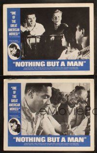 6b735 NOTHING BUT A MAN 4 LCs '64 Ivan Dixon in Michael Roemer's groundbreaking black romance!