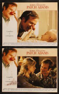 6b349 PATCH ADAMS 8 LCs '98 doctor Robin Williams, Monica Potter, laughter is contagious!