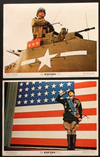 6b639 PATTON 6 LCs '70 General George C. Scott, World War II, Franklin J. Schaffner!