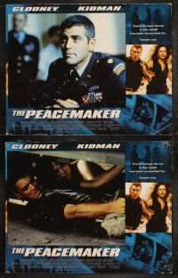 6b351 PEACEMAKER 8 LCs '97 George Clooney & sexy Nicole Kidman look for lost nuke!