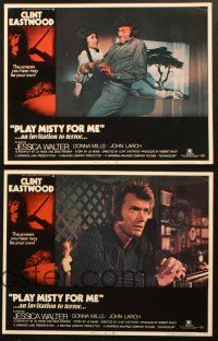 6b676 PLAY MISTY FOR ME 5 LCs '71 directed by Clint Eastwood, crazy Jessica Walter, classic!
