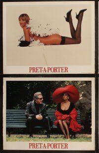 6b367 PRET-A-PORTER 8 LCs '94 Robert Altman, Kim Basinger, Sophia Loren, sexy nearly-naked model!