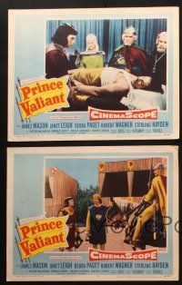 6b677 PRINCE VALIANT 5 LCs '54 Robert Wagner, Janet Leigh, James Mason, Sterling Hayden, more!