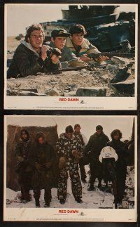 6b388 RED DAWN 8 LCs '84 Swayze, Howell, Sheen, Grey, with cool deleted McDonald's scenes!