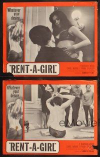 6b744 RENT-A-GIRL 4 LCs '65 Barbara Wood, Carol Nadine, whatever your desire!