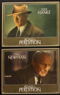 6b004 ROAD TO PERDITION 11 LCs '02 Tom Hanks, Paul Newman, Jude Law, Jennifer Jason Leigh