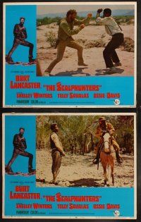6b415 SCALPHUNTERS 8 LCs '68 Burt Lancaster, Ossie Davis, Telly Savalas, Shelley Winters!