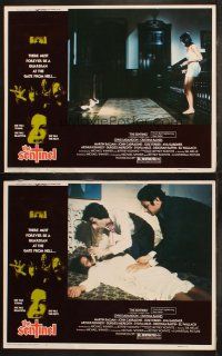 6b747 SENTINEL 4 LCs '77 Cristina Raines, Jeff Goldblum, creepy John Carradine, Kennedy!
