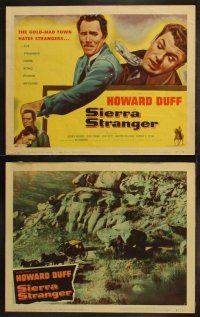 6b436 SIERRA STRANGER 8 LCs '57 the entire gold-mad town hates Howard Duff, but he won't take it!