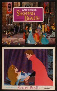 6b442 SLEEPING BEAUTY 8 LCs R79 Walt Disney cartoon fairy tale fantasy classic!