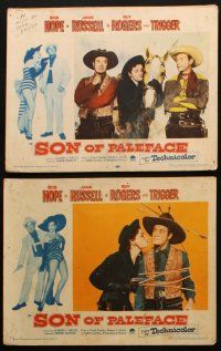 6b645 SON OF PALEFACE 6 LCs '52 Roy Rogers & Trigger, Bob Hope, sexy Jane Russell!