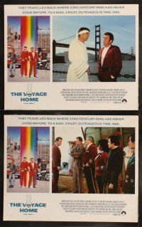 6b469 STAR TREK IV 8 LCs '87 Leonard Nimoy, William Shatner, DeForest Kelley, Doohan, San Francisco