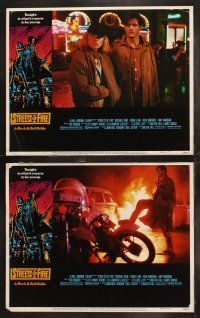 6b478 STREETS OF FIRE 8 LCs '84 Michael Pare, Diane Lane, rock 'n' roll, directed by Walter Hill!