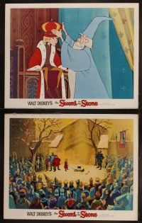 6b485 SWORD IN THE STONE 8 LCs R73 Disney's cartoon story of young King Arthur & Merlin the Wizard!