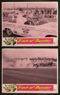 6b528 TRACK OF THUNDER 8 LCs '67 Tom Kirk, cool images of early NASCAR stock car racing!