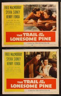 6b529 TRAIL OF THE LONESOME PINE 8 LCs R55 Sylvia Sidney, Henry Fonda, Fred MacMurray