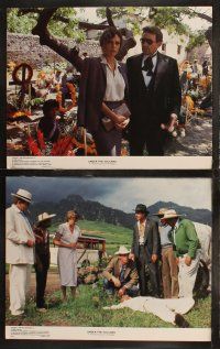 6b540 UNDER THE VOLCANO 8 color 11x14 stills '84 Albert Finney, Jacqueline Bisset, John Huston