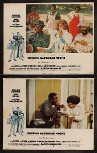 6b544 UPTOWN SATURDAY NIGHT 8 LCs '74 Sidney Poitier & Bill Cosby with Harry Belafonte!