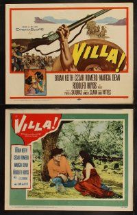 6b551 VILLA 8 LCs '58 Rodolfo Hoyos as Pancho Villa, Cesar Romero & Brian Keith!