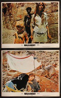 6b839 WALKABOUT 3 LCs '71 Jenny Agutter in the Outback w/David Gulpilil, Nicolas Roeg classic!