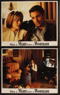 6b564 WHEN A MAN LOVES A WOMAN 8 LCs '94 Andy Garcia loves Meg Ryan through good & bad times!