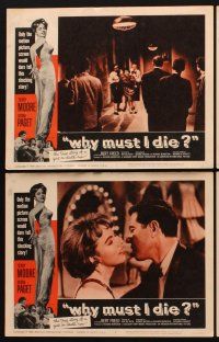 6b571 WHY MUST I DIE 8 LCs '60 sexy Terry Moore ended up on Death Row, Debra Paget!