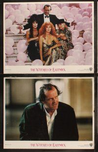6b575 WITCHES OF EASTWICK 8 LCs '87 Jack Nicholson, Cher, Susan Sarandon, Michelle Pfeiffer