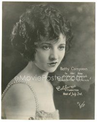 6c090 ALWAYS THE WOMAN 7.5x9.5 still '22 great portrait of pretty Betty Compson by Evans!