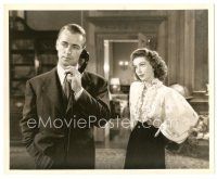 6c096 AND NOW TOMORROW 8.25x10 still '44 Loretta Young looks at Alan Ladd talking on phone!