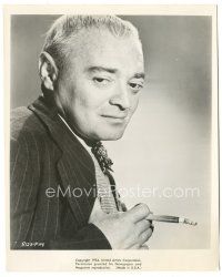 6c130 BEAT THE DEVIL 8x10 key book still '53 portrait of Peter Lorre with cigarette in holder!