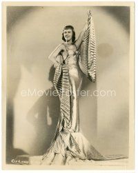 6c321 FAY WRAY 8x10.25 still '37 in wild sexy shimmering gown from Murder in Greenwich Village!