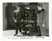 6c436 HOODLUM 8x10.25 still '51 close up of Lawrence Tierney standing by the electric chair!