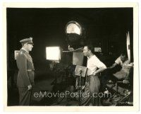 6c472 JACK HOLT 8x10 still '35 being screen-tested late in his career with the help of John Mescall