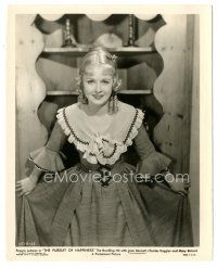 6c496 JOAN BENNETT 8x10.25 still '34 smiling in pretty dress from The Pursuit of Happiness!