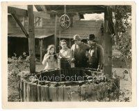 6c523 KID BROTHER 8.25x10 still '27 two tough guys glare at Harold Lloyd & girl by well!